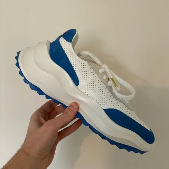 Casablanca Atlantis White Blue Sneakers - Picture 5 of 15